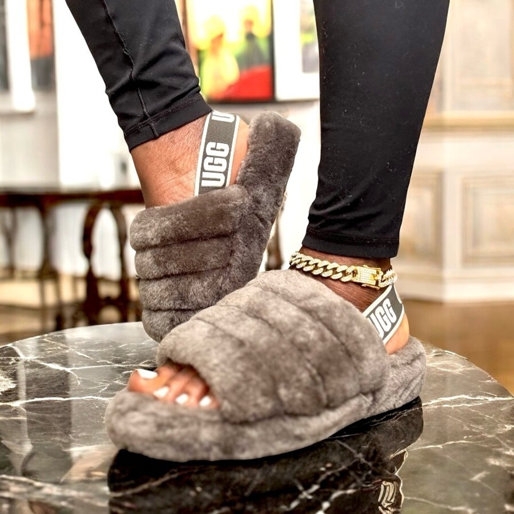 UGG® Fluffy Yeah Slide - Picture 6 of 12